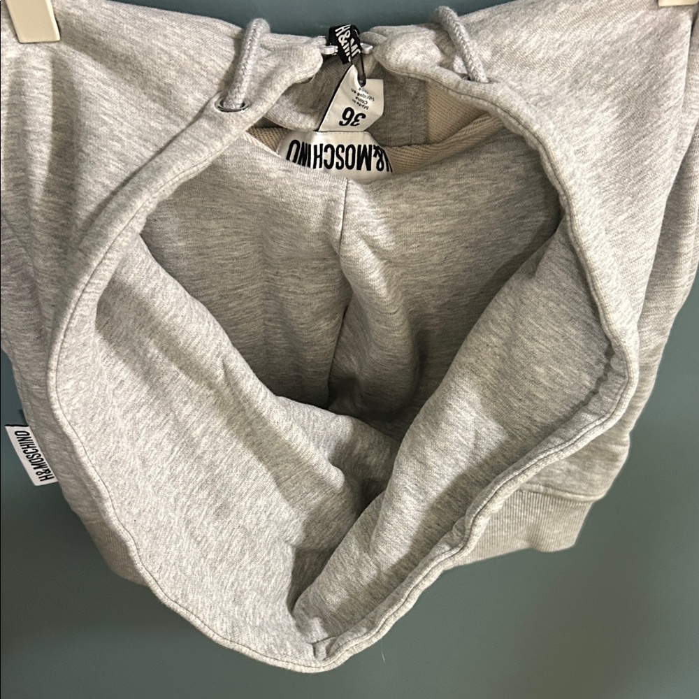 H&Moschino Light Gray Casual Skirt BRAND NEW W/ TAGS LIMITED EDITION RARE Size 4 - Picture 7 of 14